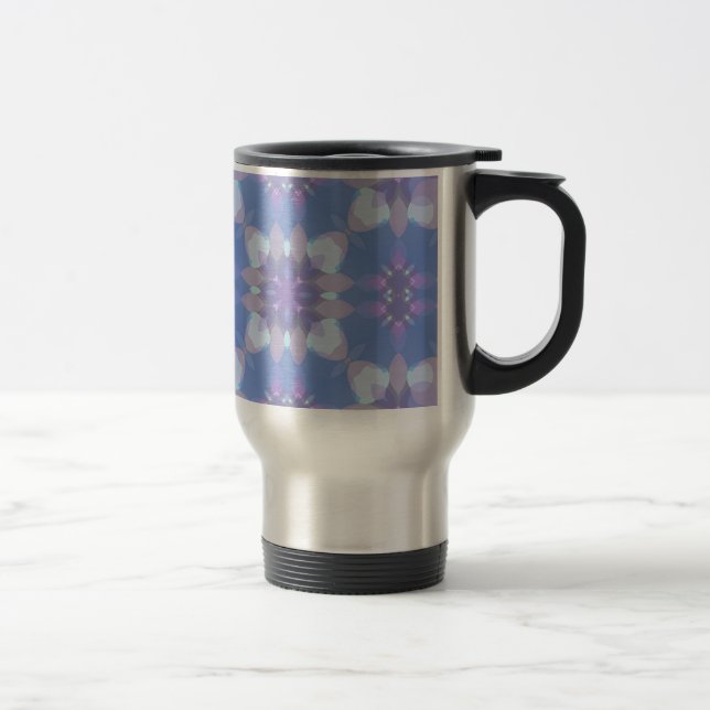 Caneca Térmica Cor de rosa e azul nº 1 (Direita)