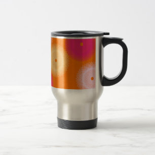 Caneca Térmica cor do pop da laranja & do rosa
