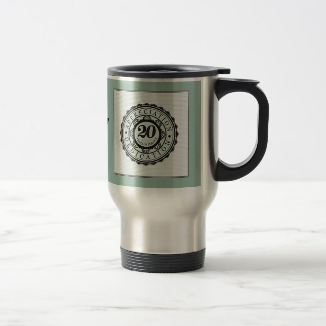 Caneca Térmica Cor feita sob encomenda prêmio do serviço de (Direita)