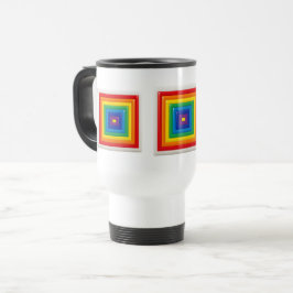 Caneca Térmica Cor Pop Geométrico Moderno