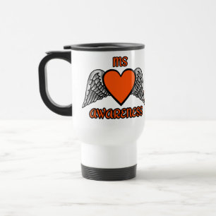 Caneca Térmica Coração/Asas...Caneca de viagem MS