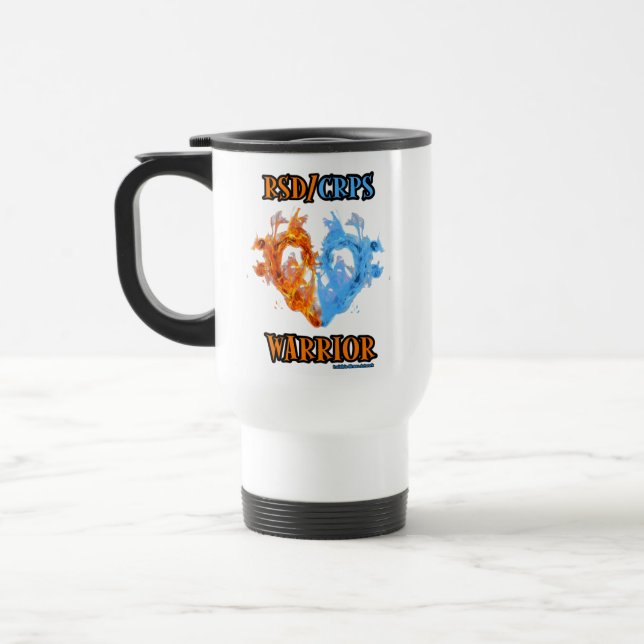 Caneca Térmica Coração/Chamas...RSD/CRPS (Esquerda)