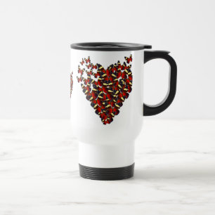 Caneca Térmica Coração da borboleta