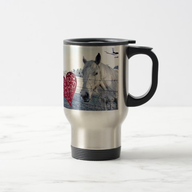 Caneca Térmica Coração Namorados HORSE (Direita)