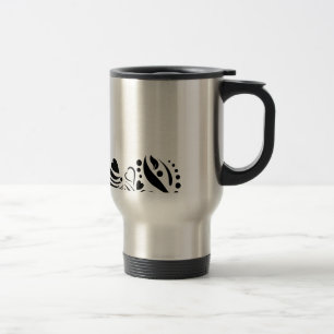 Caneca Térmica Coração Preto
