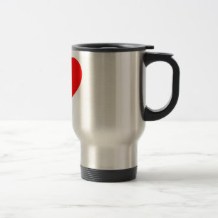 Caneca Térmica Coração vermelho