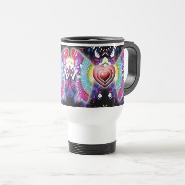 Caneca Térmica Corações de Glys (Frente Esquerda)