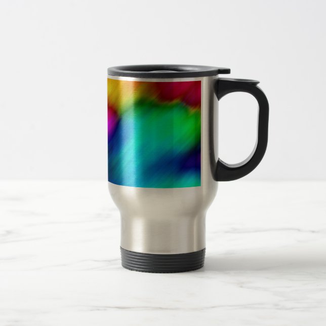 Caneca Térmica Cores Psicodélicas (Direita)