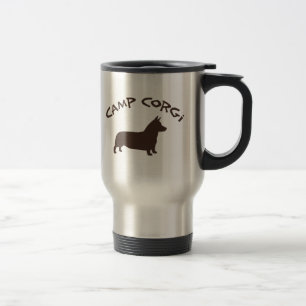 Caneca Térmica Corgi do acampamento