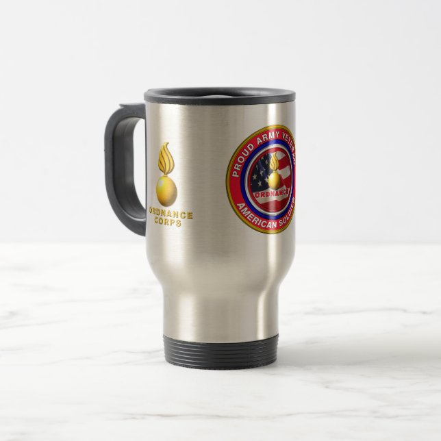 Caneca Térmica Corpo de Ordem do Exército (Frente Esquerda)