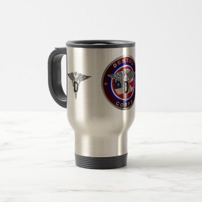 Caneca Térmica Corpo Odontológico do Exército (Frente Esquerda)