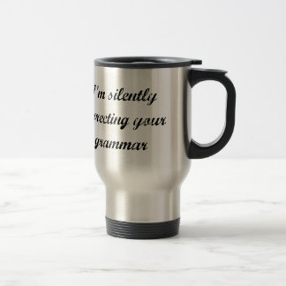 Caneca Térmica Corrigindo sua gramática