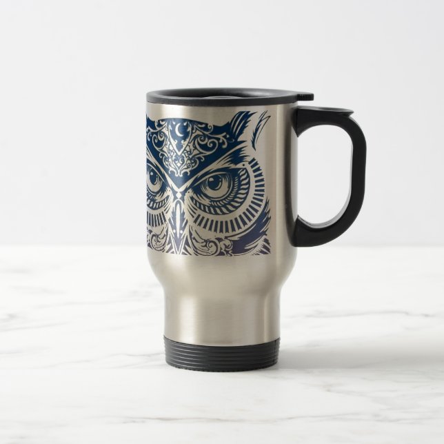 Caneca Térmica Coruja (Direita)