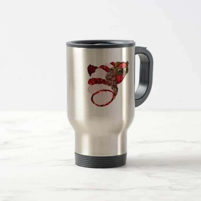 Caneca Térmica Coruja (Frente Esquerda)