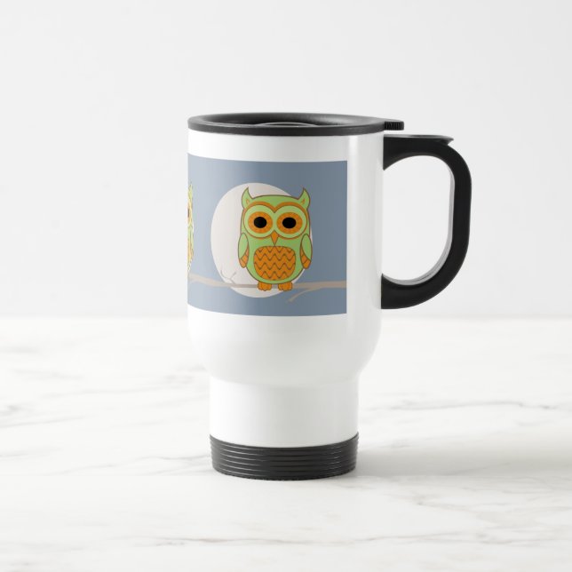 Caneca Térmica Coruja (Direita)
