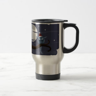 Caneca Térmica coruja de natal assustadora