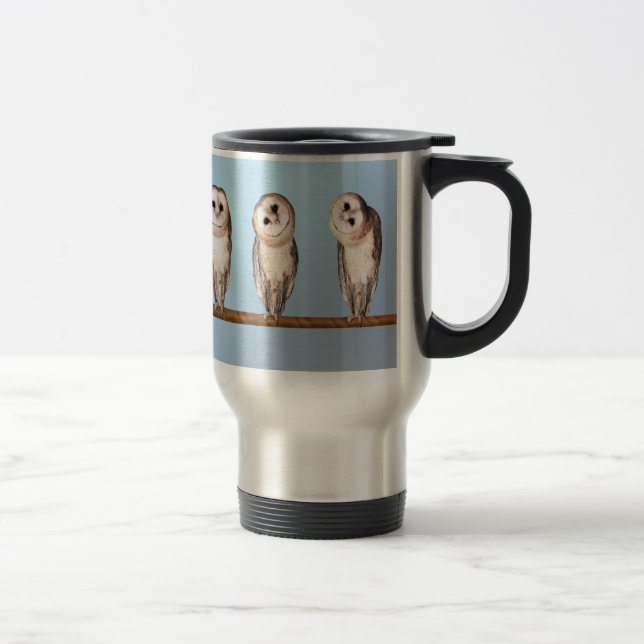 Caneca Térmica Corujas curiosas (Direita)