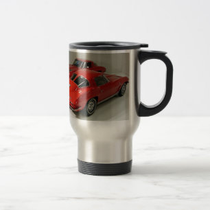 Caneca Térmica Corveta Vermelha Clássica da Janela Divisão