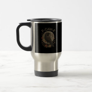 Caneca Térmica Corvo Passaro F-Caw-F Engraçado Dizia Gráfico F-Ca