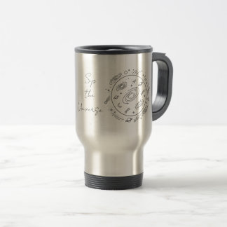 Caneca Térmica Cosmic Line-Art Travel Tumbler – Add Your Own Text