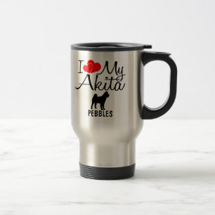 Caneca Térmica Costume Amo Meu Akita