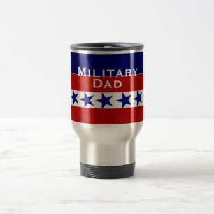 Caneca Térmica Costume militar do pai da família personalizado