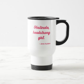Caneca Térmica Cota de Orgulho e Preconceito II - Estilo Bonito