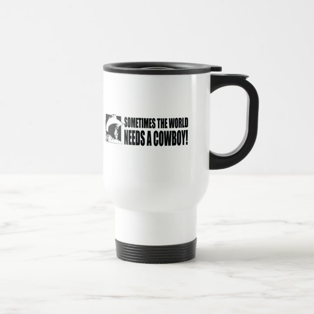 Caneca Térmica Cowboy George W Bush (Direita)