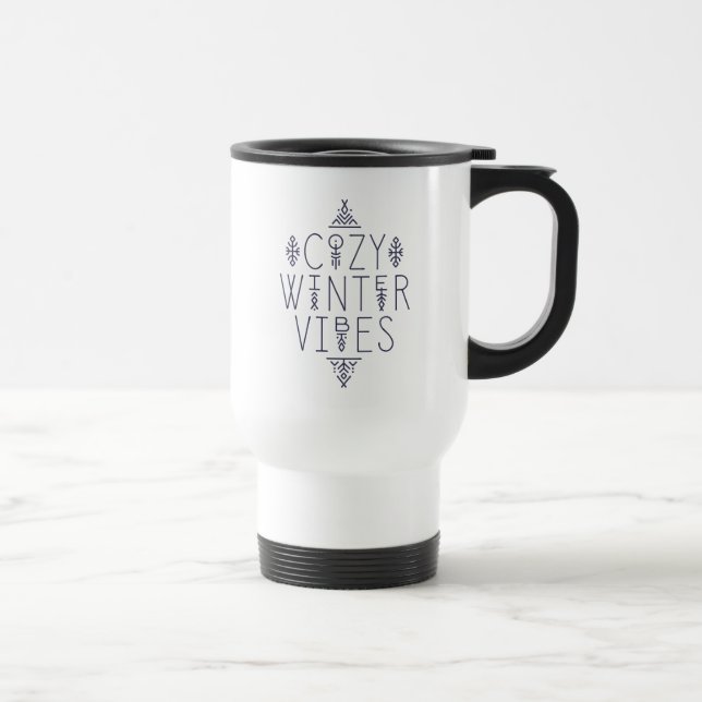 Caneca Térmica Cozy Winter Vibes Design (Direita)