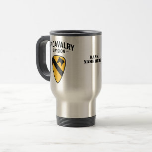 Caneca Térmica Crachá da Divisão de Cavalaria de 1rua