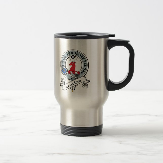 Caneca Térmica Crachá do clã de Crawford (Direita)