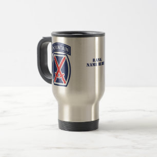 Caneca Térmica Crachá "Mountaineer" da 10ª Divisão de Montanha