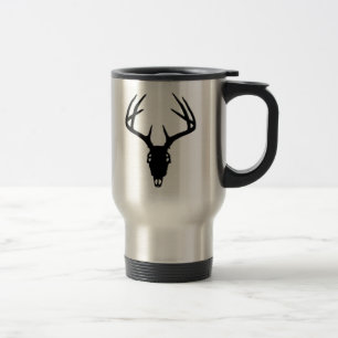 Caneca Térmica Crânio da caça dos cervos com Antlers