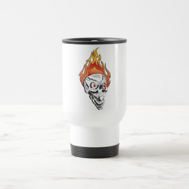 Caneca Térmica Crânio de Flaming (Centro)