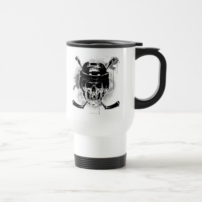 Caneca Térmica Crânio de Hóquei (Direita)