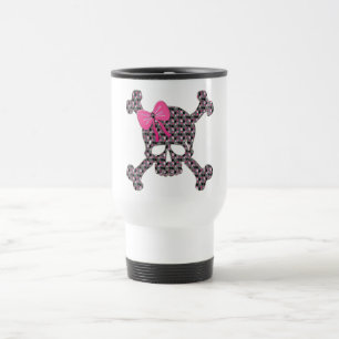 Caneca Térmica Crânio florido