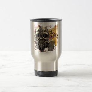 Caneca Térmica Crânio que veste o gasmask