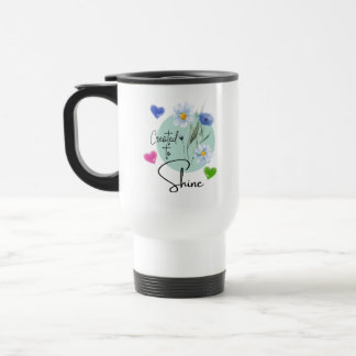 Caneca Térmica Created to Shine Christian Travel Mug - Matthew 5: