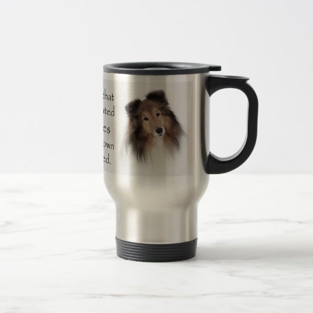 Caneca Térmica Criação de Shelties (Direita)