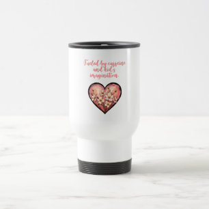 Caneca Térmica Crianças de Imaginação Alimentadas por Cafeína Des
