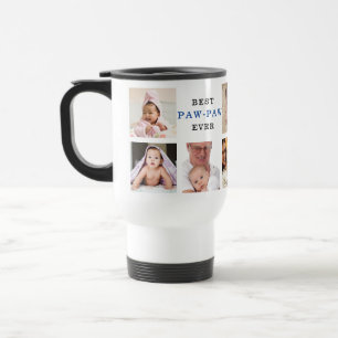 Caneca Térmica Crie A Sua Melhor Colagem De Fotos Pawpaw Ever 9