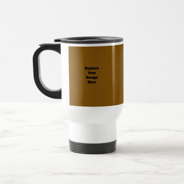 Caneca Térmica Crie seu próprio marrom (Esquerda)