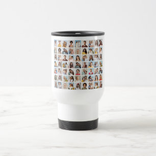 Caneca Térmica Crie Sua Própria Colagem de 63 Fotos