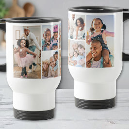 Caneca Térmica Crie Sua Própria Colagem de Fotos