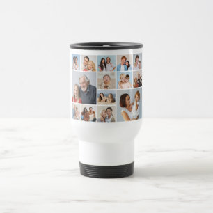 Caneca Térmica Crie Sua Própria Colagem De Fotos 14