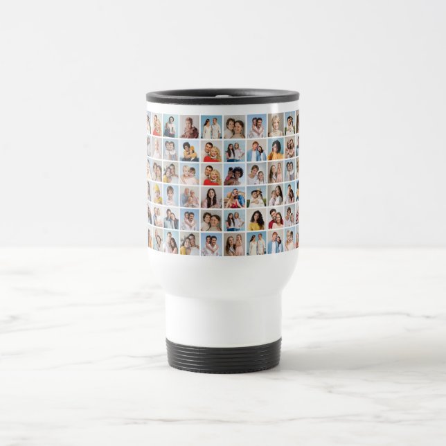 Caneca Térmica Crie sua própria colagem de fotos 60 (Centro)