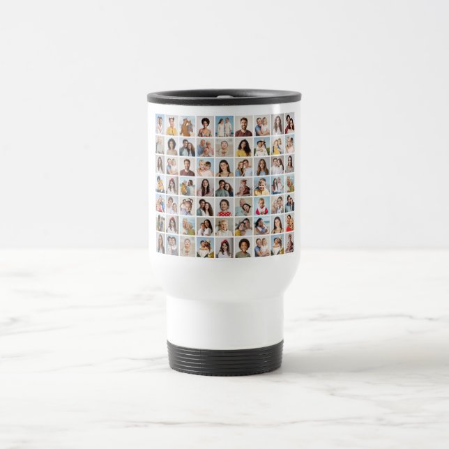 Caneca Térmica Crie Sua Própria Colagem De Fotos 63 (Centro)