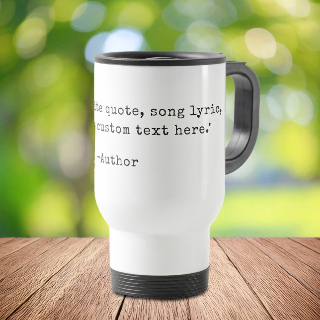 Caneca Térmica Crie sua própria cotação personalizada (Criador carregado)