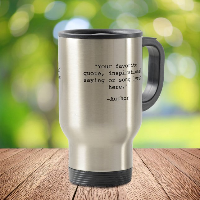 Caneca Térmica Crie sua própria cotação personalizada (Criador carregado)