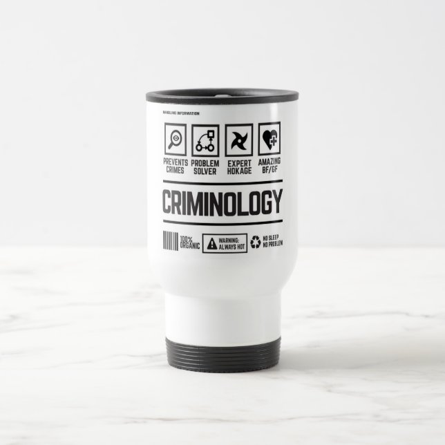 Caneca Térmica criminologia (Centro)